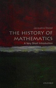 Cover of: The history of mathematics by Jacqueline A. Stedall