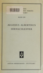Cover of: Hirnschleiffer by Aegidius Albertinus