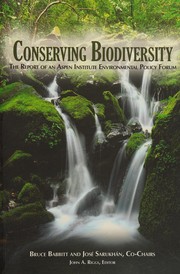 Cover of: Conserving Biodiversity by John A. Riggs
