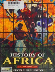 Cover of: History of Africa