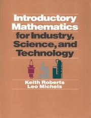 Cover of: Introductory mathematics for industry, science, and technology