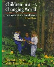 Cover of: Children in a changing world: development and social issues