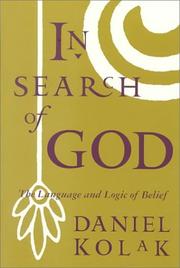 Cover of: In search of God by Daniel Kolak