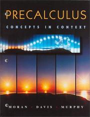 Cover of: Precalculus: Concepts in Context