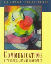 Cover of: Communicating with credibility and confidence
