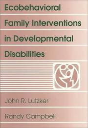 Cover of: Ecobehavioral family interventions in developmental disabilities