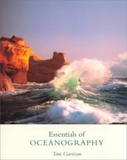 Cover of: Essentials of oceanography by Tom S. Garrison