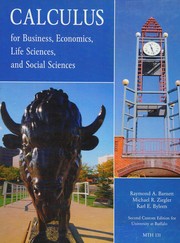Cover of: Calculus for business, economics, life sciences, and social sciences