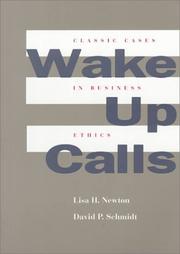 Cover of: Wake Up Calls: Classic Cases in Business Ethics