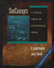 Cover of: StatConcepts: a visual tour of statistical ideas