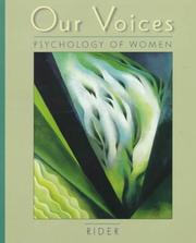 Cover of: Our Voices by Elizabeth A. Rider