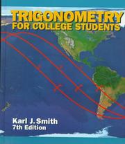 Cover of: Trigonometry for college students by Karl J. Smith