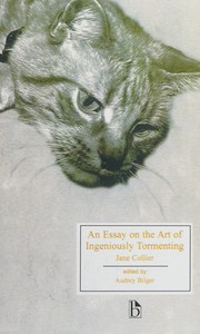 Cover of: An essay on the art of ingeniously tormenting by Jane Collier