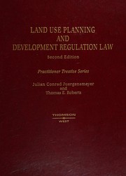 Cover of: Land use planning and development regulation law