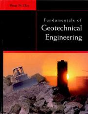 Cover of: Fundamentals of geotechnical engineering by Braja M. Das