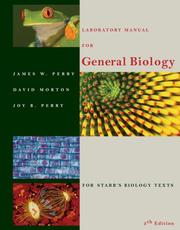 Cover of: Laboratory Manual for General Biology by James W. Perry, David Morton, Joy B. Perry
