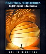 Cover of: Engineering Fundamentals: An Introduction to Engineering