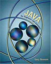 Cover of: Java for Engineers and Scientists by Gary J. Bronson