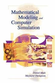 Cover of: Mathematical modeling and  computer simulation