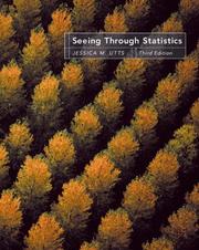 Cover of: Seeing through statistics by Jessica M. Utts