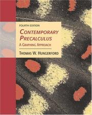 Cover of: Contemporary Precalculus by Thomas W. Hungerford