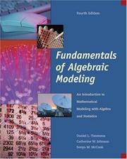 Cover of: Fundamentals of Algebraic Modeling: An Introduction to Mathematical Modeling with Algebra and Statistics