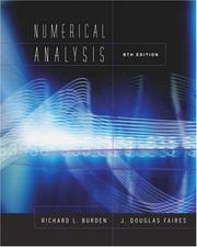 Cover of: Numerical Analysis by Richard L. Burden
