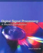 Cover of: Digital Signal Processing - A Modern Introduction by Ashok Ambardar