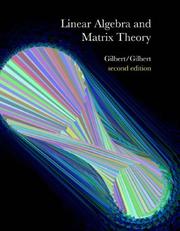 Cover of: Linear algebra and matrix theory