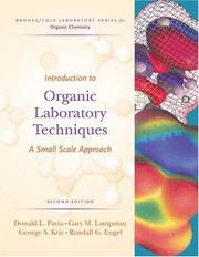 Cover of: Introduction to organic laboratory techniques by Donald L. Pavia ... [et al.].