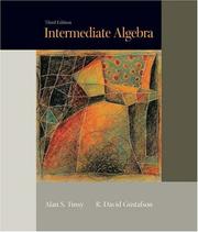 Cover of: Intermediate algebra