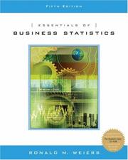 Cover of: Essentials of business statistics