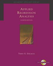 Cover of: Applied Regression Analysis: A Second Course in Business and Economic Statistics by Terry E. Dielman