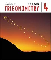 Cover of: Essentials of Trigonometry (with CD-ROM and iLrn Tutorial) by Karl J. Smith