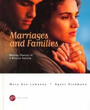 Cover of: Marriages and families by Mary Ann Lamanna
