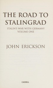 Cover of: The road to Stalingrad by John Erickson