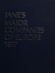 Cover of: Jane's major companies of Europe