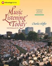 Cover of: Thomson Advantage Books: Music Listening Today, Compact Edition (with Enhanced CDs) (Advantage)