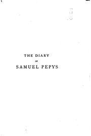 Cover of: Diary of Samuel Pepys by Samuel Pepys