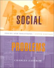 Cover of: Social Problems: Issues and Solutions