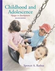 Cover of: Childhood and Adolescence