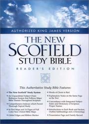 Cover of: The New Scofield Study Bible, KJV, Reader's Edition: King James Version