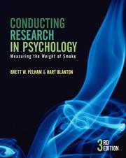 Cover of: Conducting Research in Psychology by Brett W. Pelham, Hart Blanton