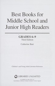 Best books for middle school and junior high readers by Catherine Barr