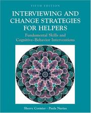 Cover of: Interviewing and Change Strategies for Helpers by Sherry Cormier, Paula S. Nurius