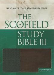 Cover of: The ScofieldRG Study Bible III, NASB: New American Standard Bible