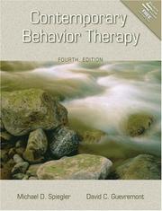 Cover of: Contemporary Behavior Therapy by Michael D. Spiegler, David C. Guevremont