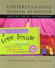 Cover of: Understanding Human Behavior and the Social Environment by Charles Zastrow