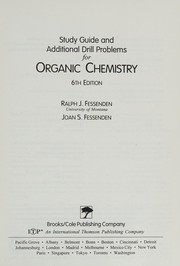 Cover of: Study Guide and Additional Drill Problems for Organic Chemistry (Chemistry Series)
