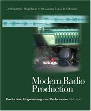 Cover of: Modern radio production by Carl Hausman ... [et al.].